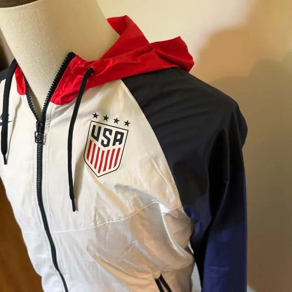 Nike USA Soccer Windrunner Full Zip Hooded Jacket Youth XL